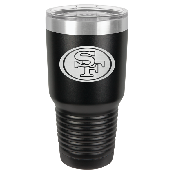 Picture of San Francisco 49ers 32oz Tumbler - Black