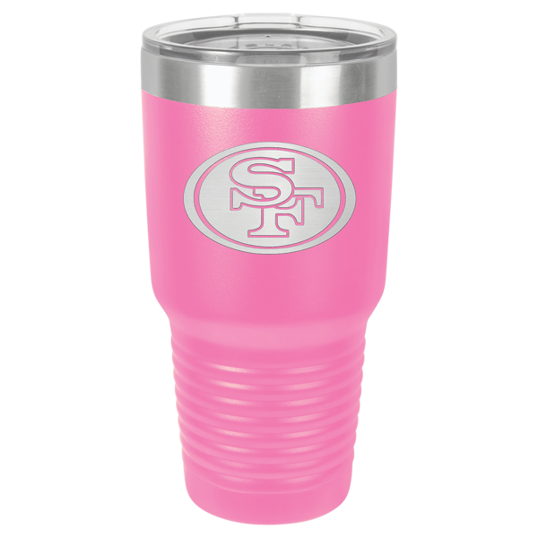 Picture of San Francisco 49ers 32oz Tumbler - Fuchsia