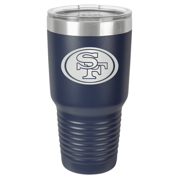 Picture of San Francisco 49ers 32oz Tumbler - Navy