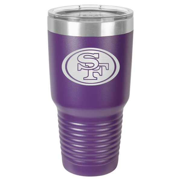 Picture of San Francisco 49ers 32oz Tumbler - Purple