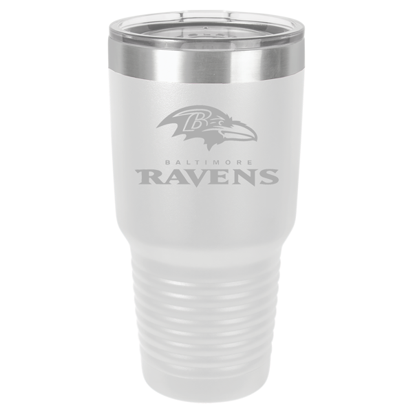 Picture of Baltimore Ravens 32oz Tumbler - White