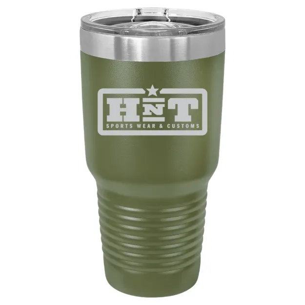 HNT Apparel – Polar Camel 30 oz. Ringneck Tumbler with Slider Lid Olive Green