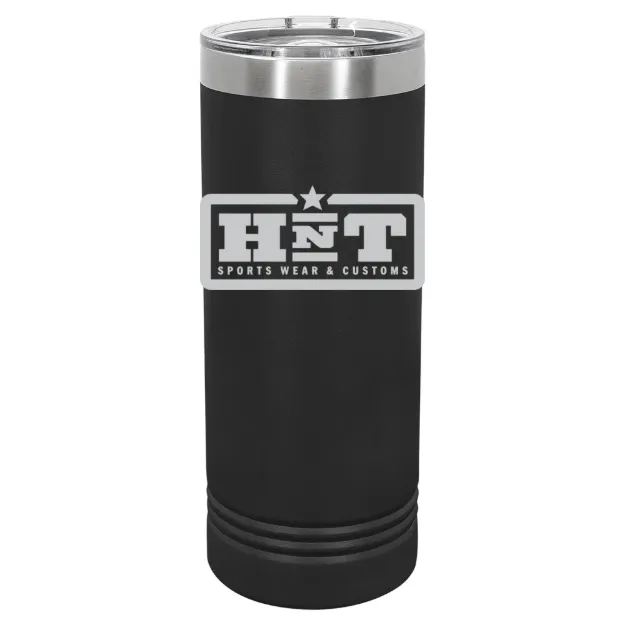 HNT Apparel – Polar Camel 22 oz. Skinny Tumbler with Slider Lid Black