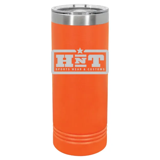 HNT Apparel – Polar Camel 22 oz. Skinny Tumbler with Slider Lid Orange
