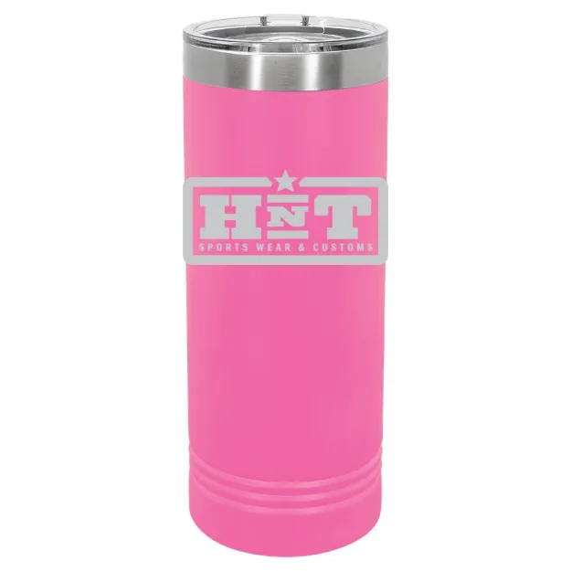 HNT Apparel – Polar Camel 22 oz. Skinny Tumbler with Slider Lid Pink