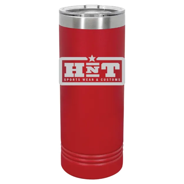HNT Apparel – Polar Camel 22 oz. Skinny Tumbler with Slider Lid Red