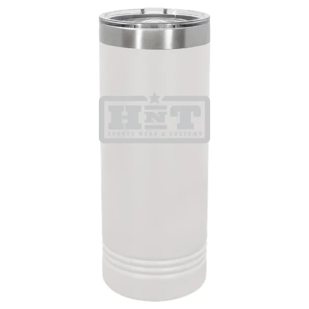 HNT Apparel – Polar Camel 22 oz. Skinny Tumbler with Slider Lid White