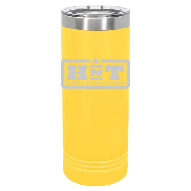 HNT Apparel – Polar Camel 22 oz. Skinny Tumbler with Slider Lid Yellow