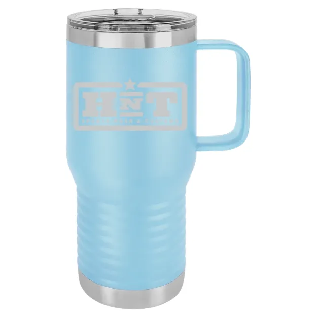 HNT Apparel – Polar Camel 20 oz. Travel Mug with Slider Lid Light Blue