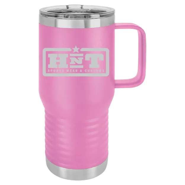 HNT Apparel – Polar Camel 20 oz. Travel Mug with Slider Lid Light Purlple