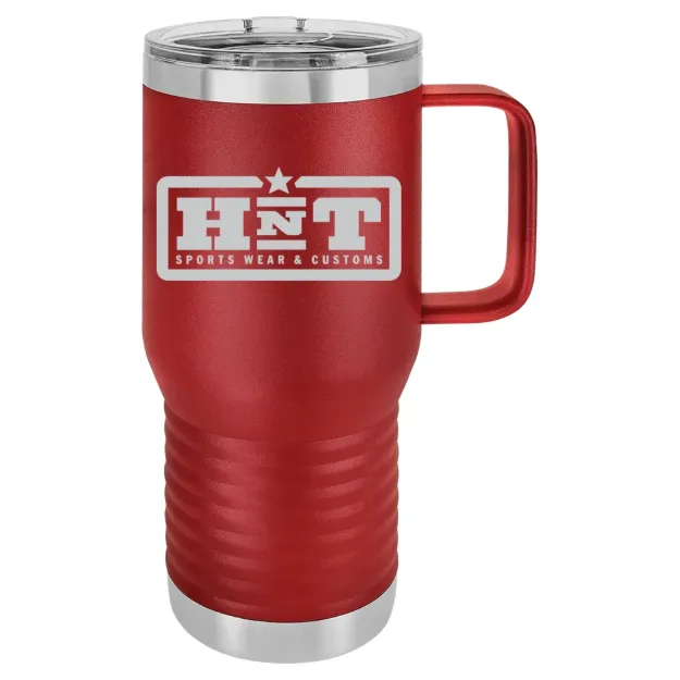 HNT Apparel – Polar Camel 20 oz. Travel Mug with Slider Lid Maroon