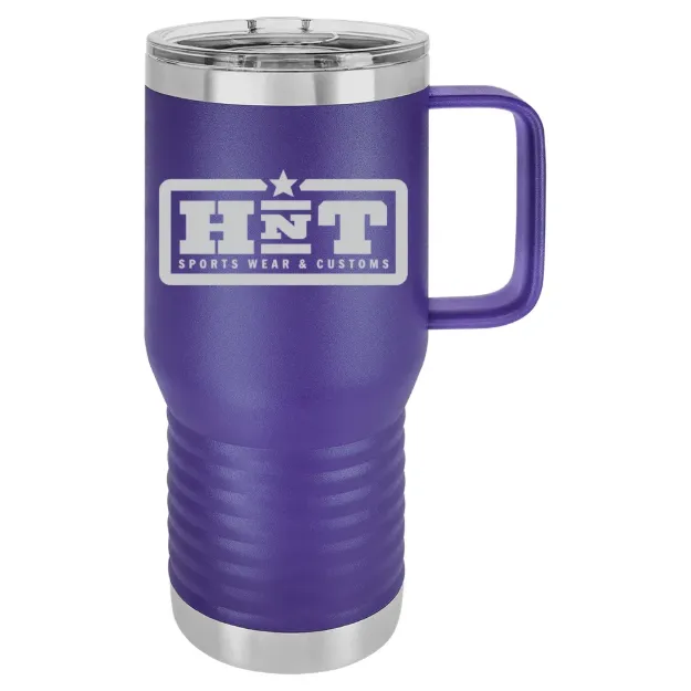 HNT Apparel – Polar Camel 20 oz. Travel Mug with Slider Lid Purple