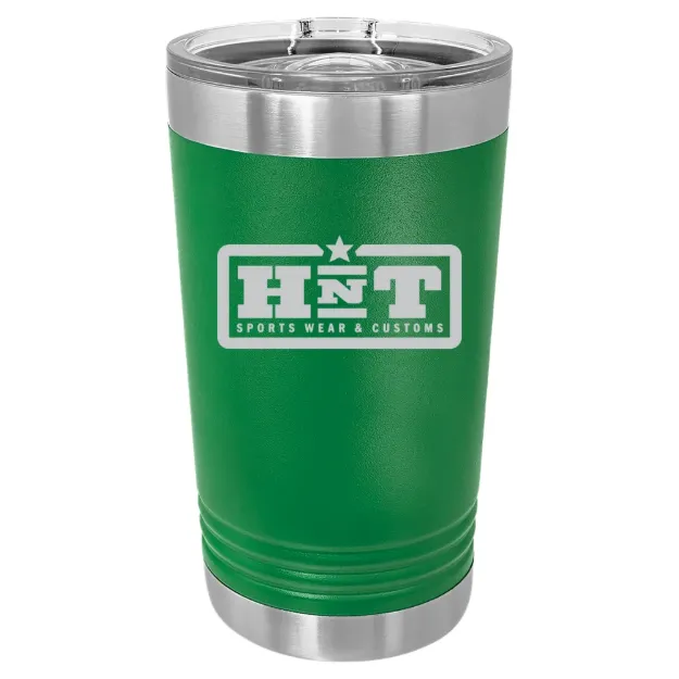 HNT Apparel – Polar Camel 16 oz. Pint Tumbler Green