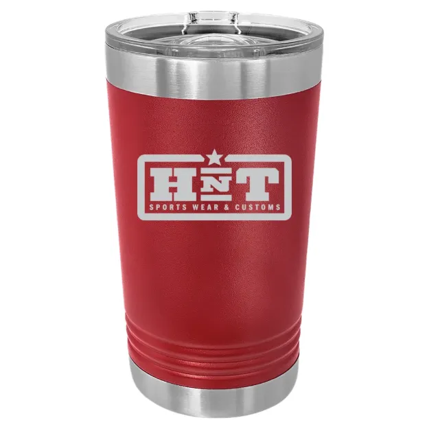HNT Apparel – Polar Camel 16 oz. Pint Tumbler Maroon