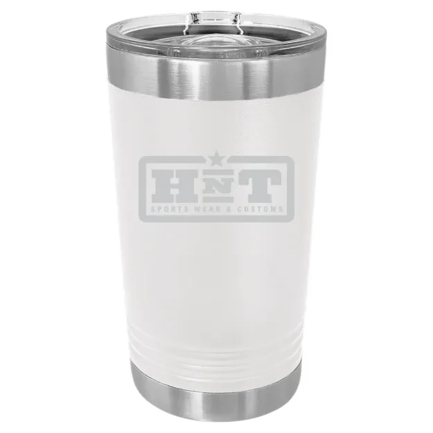 HNT Apparel – Polar Camel 16 oz. Pint Tumbler White