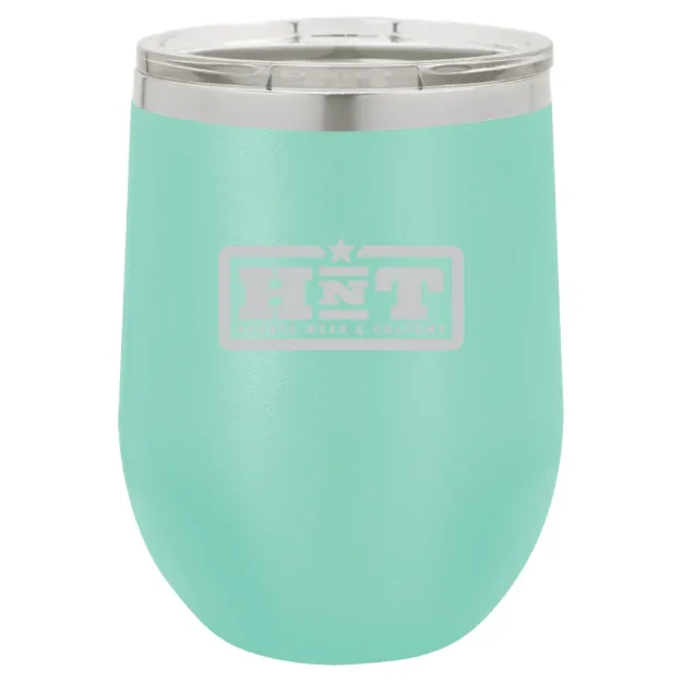 HNT Apparel – Polar Camel 12 oz. Stemless Wine Tumbler Teal