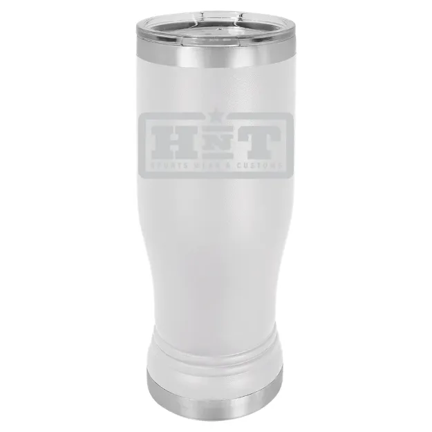 HNT Apparel – Polar Camel 14 oz. Pilsner Tumbler White