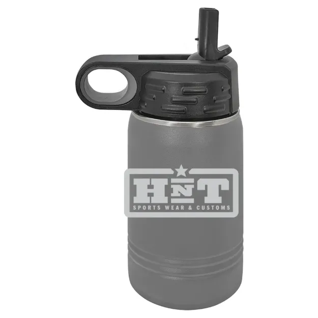 HNT Apparel – Polar Camel 12 oz. Water Bottle Dark Gray