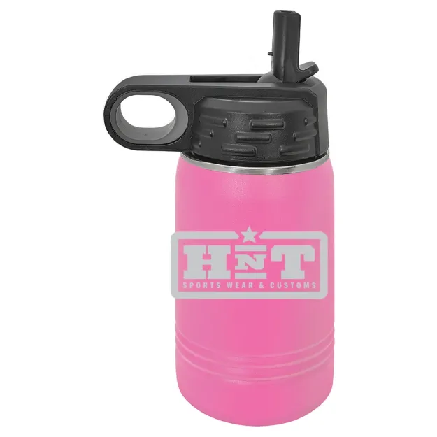 HNT Apparel – Polar Camel 12 oz. Water Bottle Pink