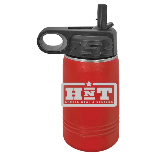 HNT Apparel – Polar Camel 12 oz. Water Bottle Red