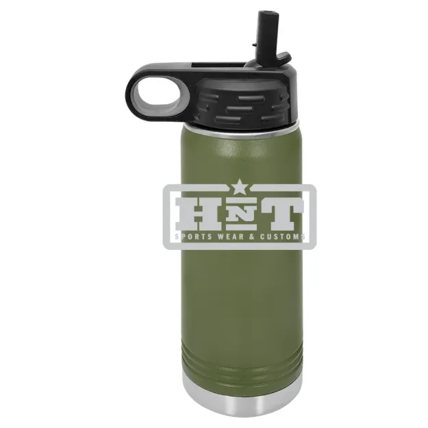 HNT Apparel – Polar Camel 20 oz. Water Bottle Olive Green