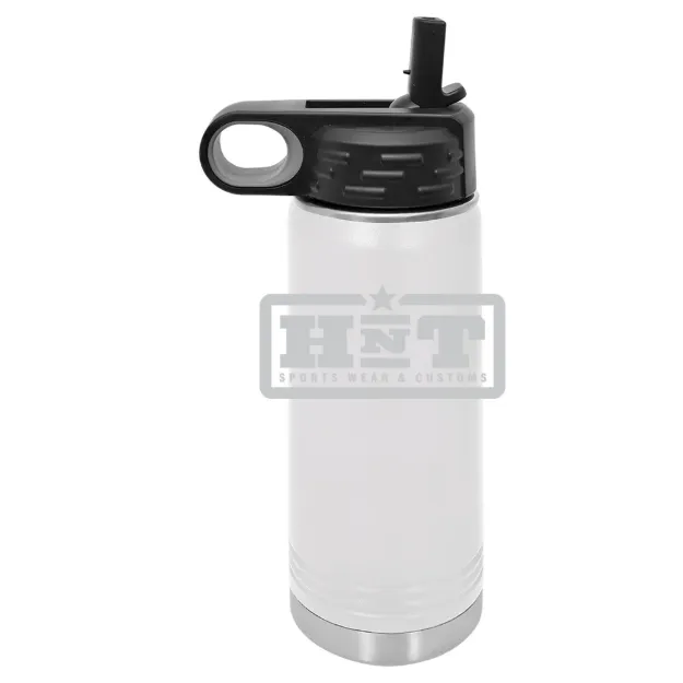 HNT Apparel – Polar Camel 20 oz. Water Bottle White