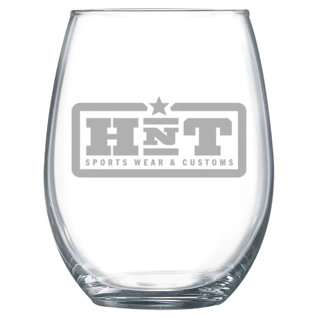 HNT Apparel – Polar Camel 15 oz. Stemless Wine Glass Clear