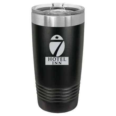 Hotel 7 Inn – Polar Camel 20 oz. Ringneck Tumbler with Slider Lid Black