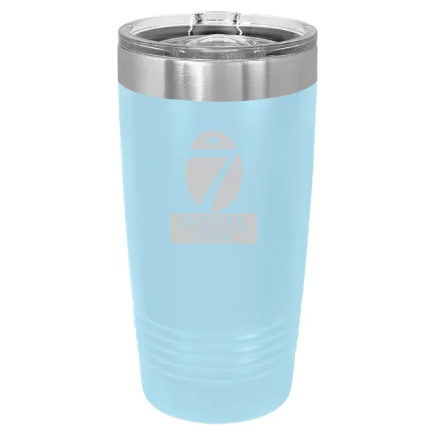 Hotel 7 Inn – Polar Camel 20 oz. Ringneck Tumbler with Slider Lid Light Blue