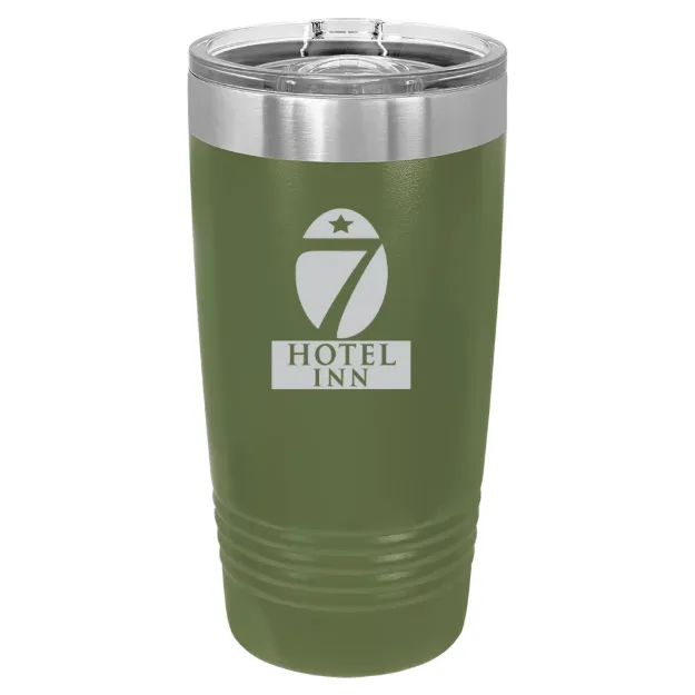 Hotel 7 Inn – Polar Camel 20 oz. Ringneck Tumbler with Slider Lid Olive Green