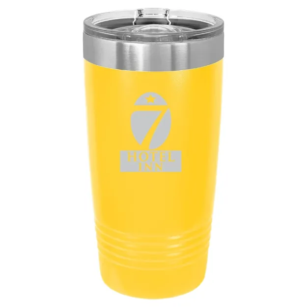 Hotel 7 Inn – Polar Camel 20 oz. Ringneck Tumbler with Slider Lid Yellow