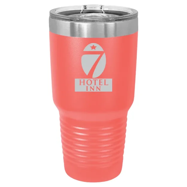 Hotel 7 Inn – Polar Camel 30 oz. Ringneck Tumbler with Slider Lid Coral