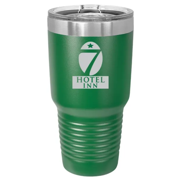 Hotel 7 Inn – Polar Camel 30 oz. Ringneck Tumbler with Slider Lid Green