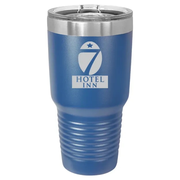 Hotel 7 Inn – Polar Camel 30 oz. Ringneck Tumbler with Slider Lid Royal Blue