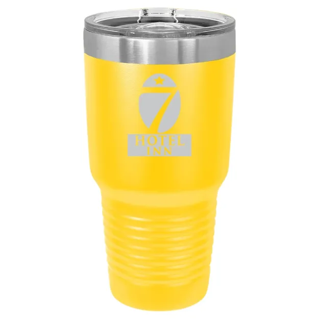 Hotel 7 Inn – Polar Camel 30 oz. Ringneck Tumbler with Slider Lid Yellow
