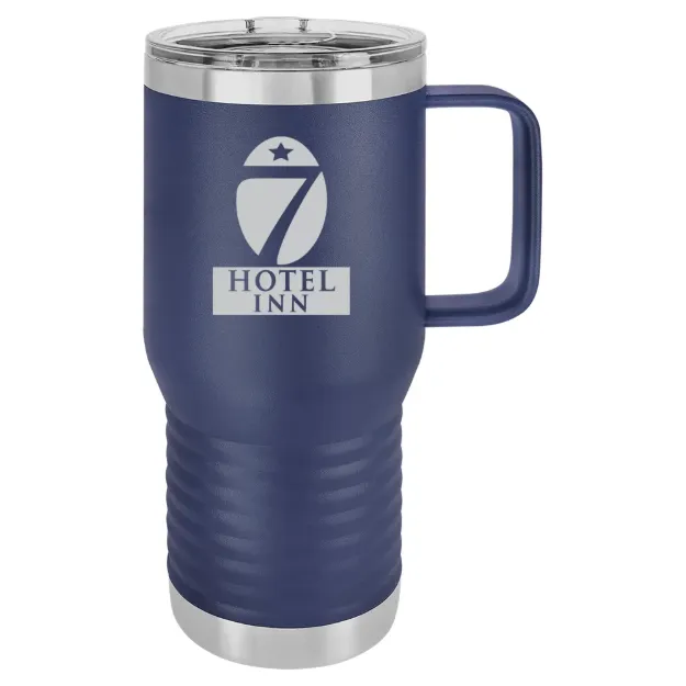 Hotel 7 Inn – Polar Camel 20 oz. Travel Mug with Slider Lid Navy Blue
