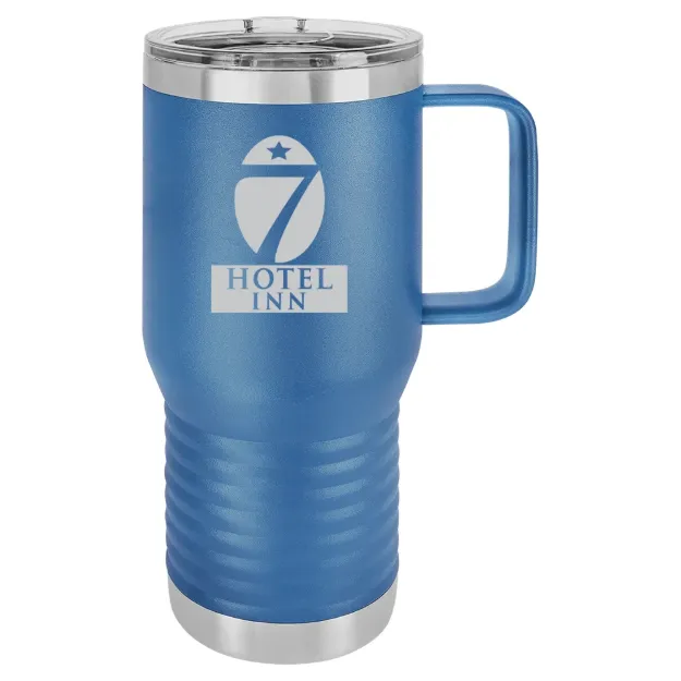 Hotel 7 Inn – Polar Camel 20 oz. Travel Mug with Slider Lid Royal Blue