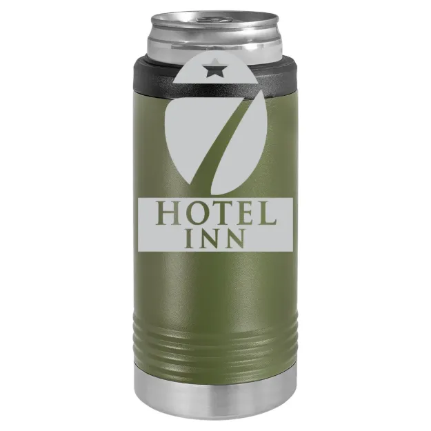 Hotel 7 Inn – Polar Camel Slim Beverage Holder Olive Green