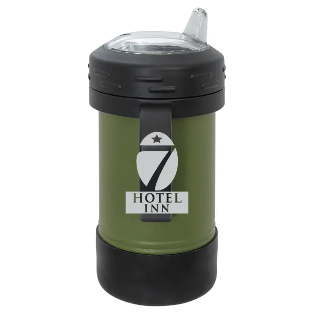 Hotel 7 Inn – Polar Camel 10 oz. Sippy Cup Olive Green/Black