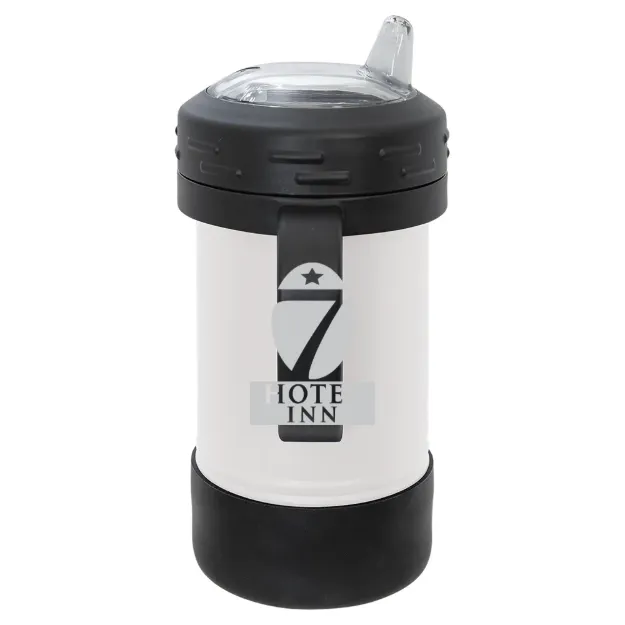 Hotel 7 Inn – Polar Camel 10 oz. Sippy Cup White/Black