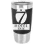Hotel 7 Inn – Polar Camel 20 oz. Silicone Grip Tumbler with Standard Lid Black/White