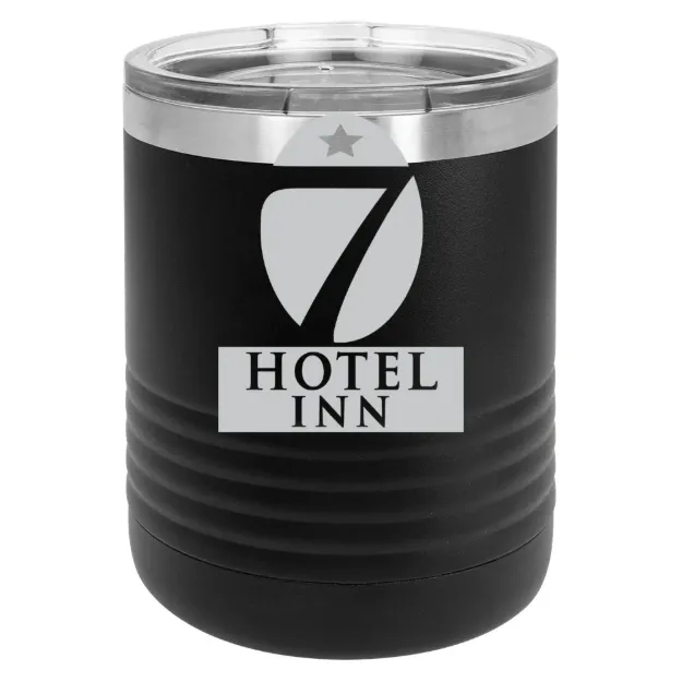 Hotel 7 Inn – Polar Camel 10 oz. Tumbler with Standard Lid Black