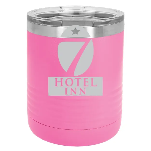 Hotel 7 Inn – Polar Camel 10 oz. Tumbler with Standard Lid Pink