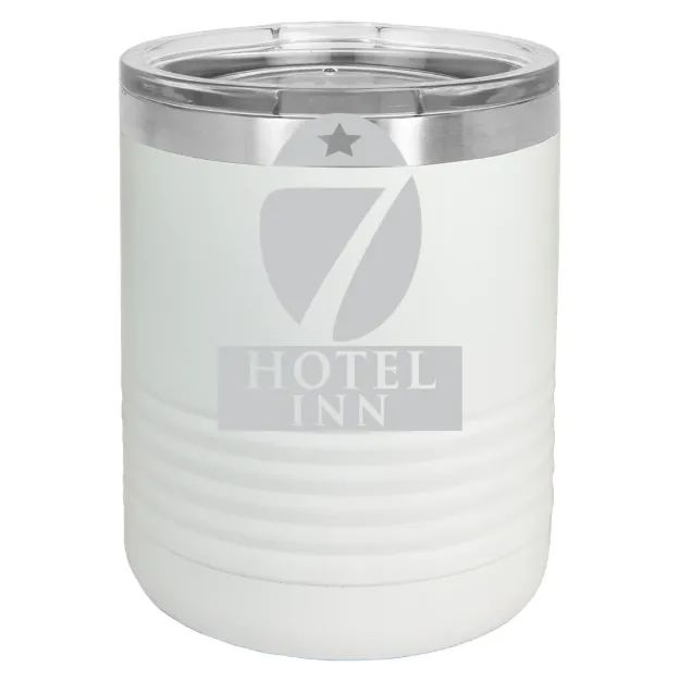 Hotel 7 Inn – Polar Camel 10 oz. Tumbler with Standard Lid White