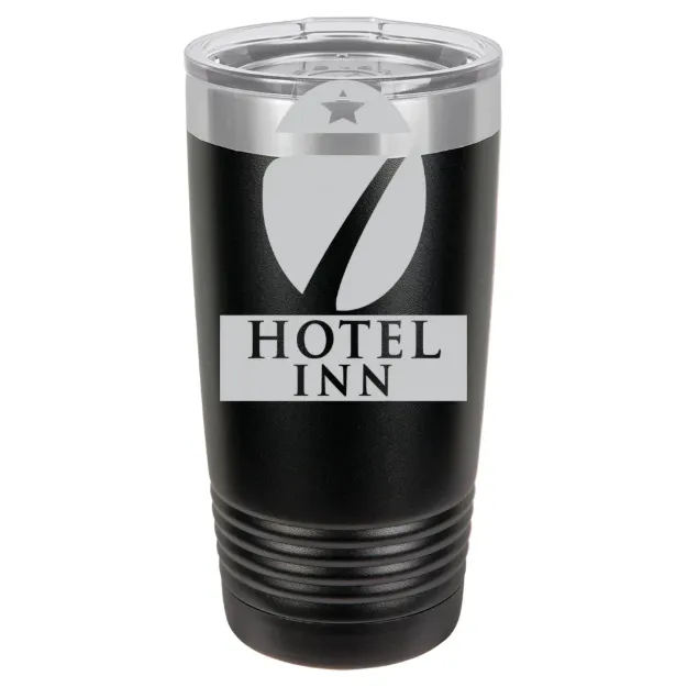 Hotel 7 Inn – Polar Camel 20 oz. Ringneck Tumbler with Standard Lid Black (LTM7216)