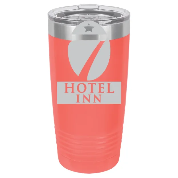 Hotel 7 Inn – Polar Camel 20 oz. Ringneck Tumbler with Standard Lid Coral