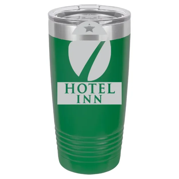 Hotel 7 Inn – Polar Camel 20 oz. Ringneck Tumbler with Standard Lid Green