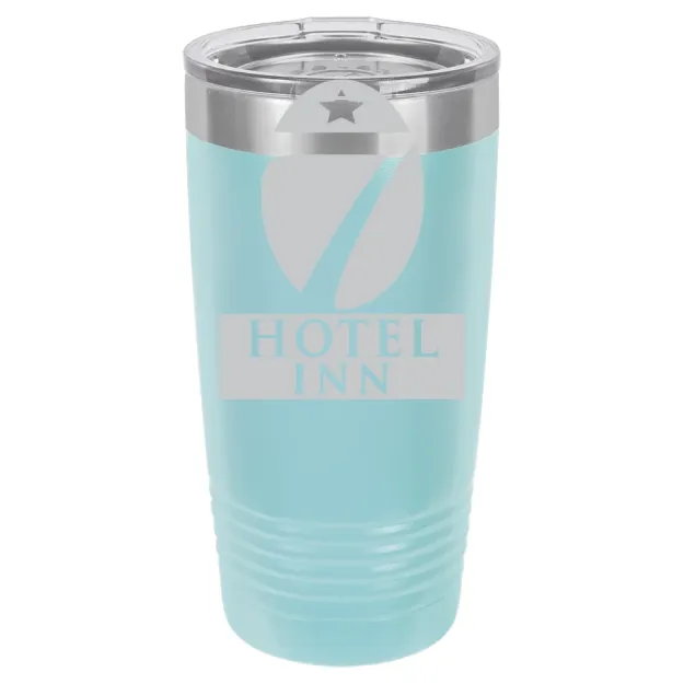 Hotel 7 Inn – Polar Camel 20 oz. Ringneck Tumbler with Standard Lid Light Blue