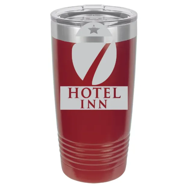 Hotel 7 Inn – Polar Camel 20 oz. Ringneck Tumbler with Standard Lid Maroon