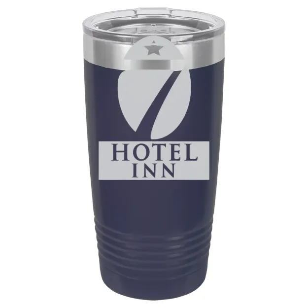 Hotel 7 Inn – Polar Camel 20 oz. Ringneck Tumbler with Standard Lid Navy Blue